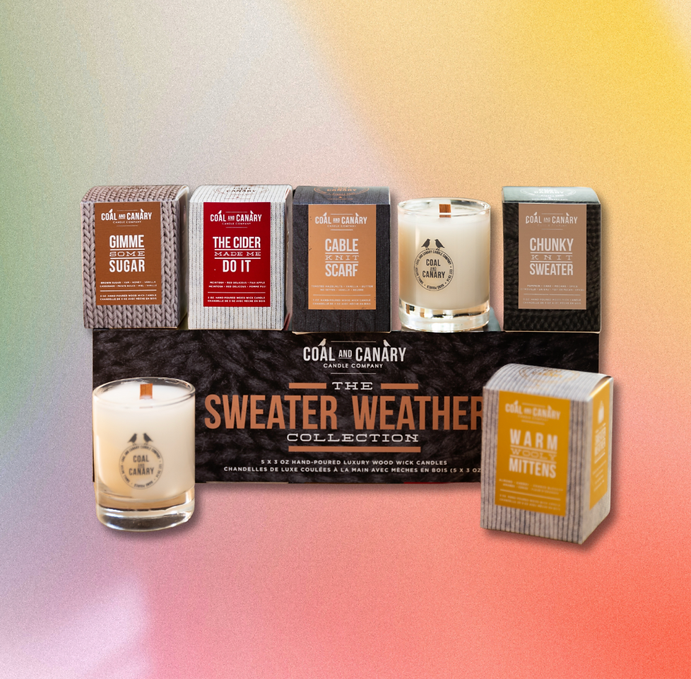 sweater weather candle set