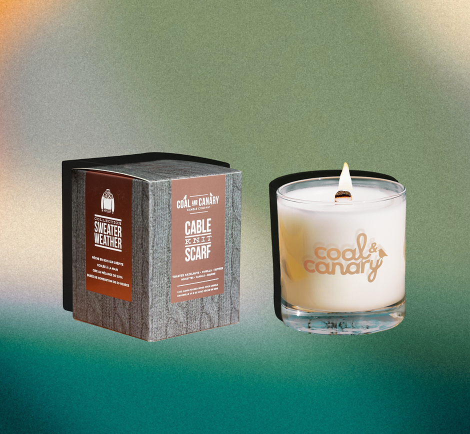 winter candle gift