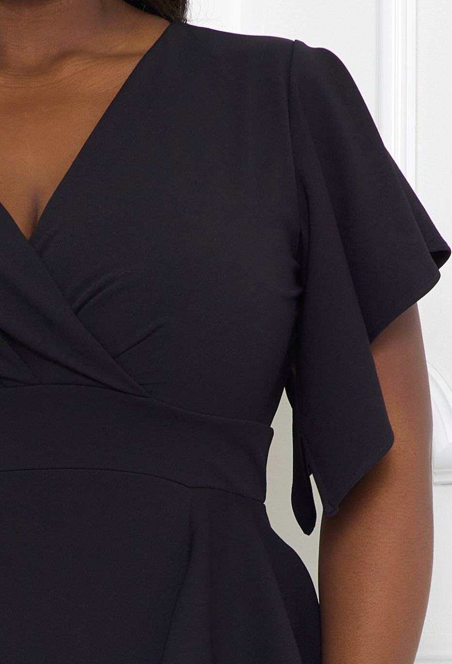 black plus size dress