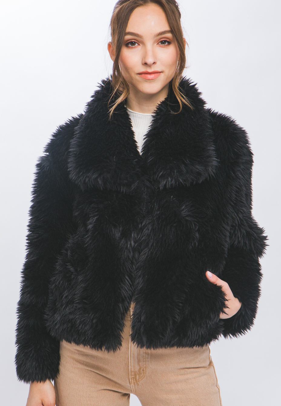 faux fur coat