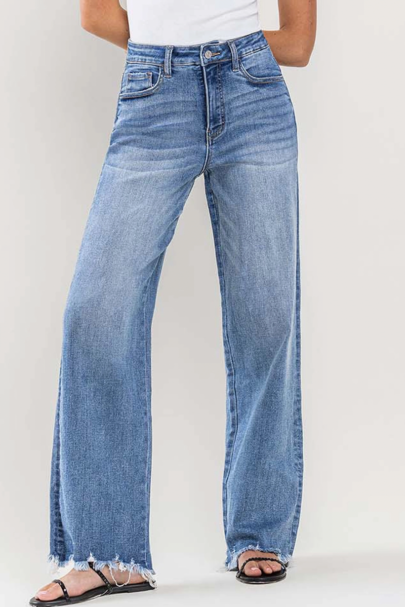 Womens medium wash denim