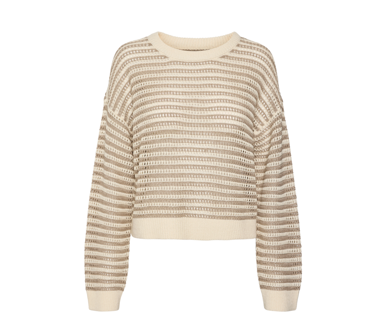 Misty Striped Knit Pullover