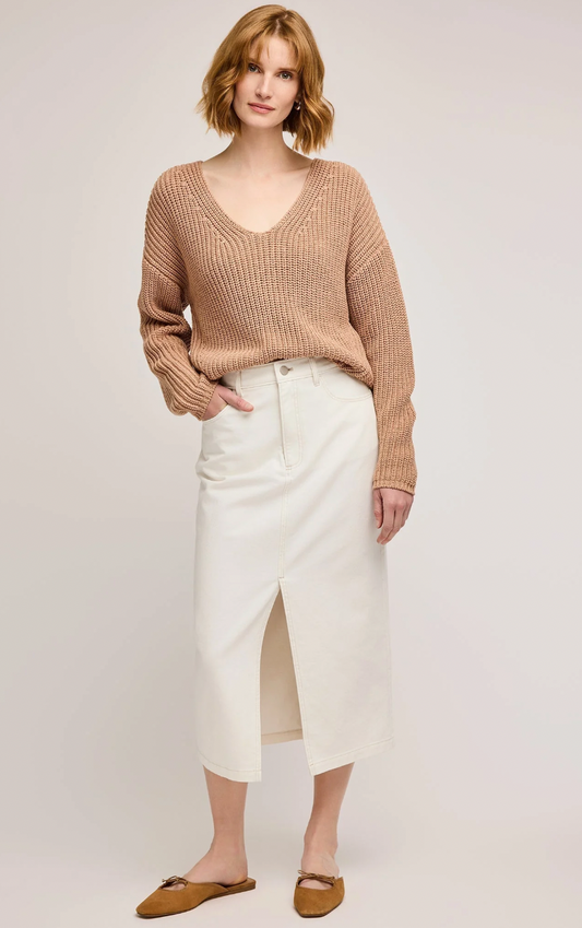 Spencer V-Neck Knit Sweater