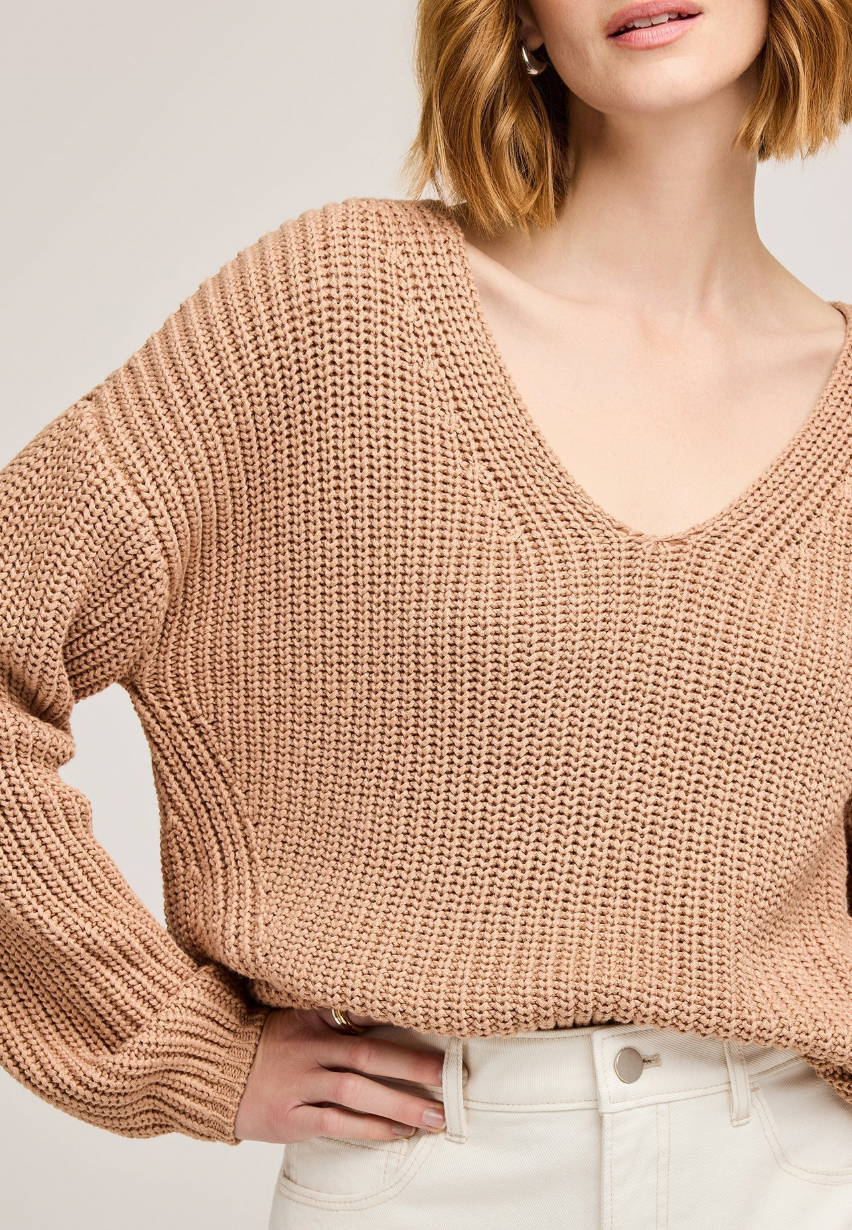 Spencer V-Neck Knit Sweater