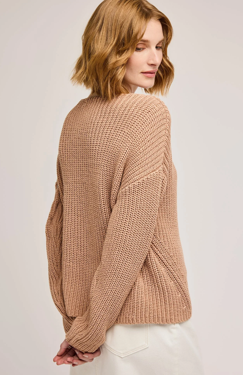 Spencer V-Neck Knit Sweater