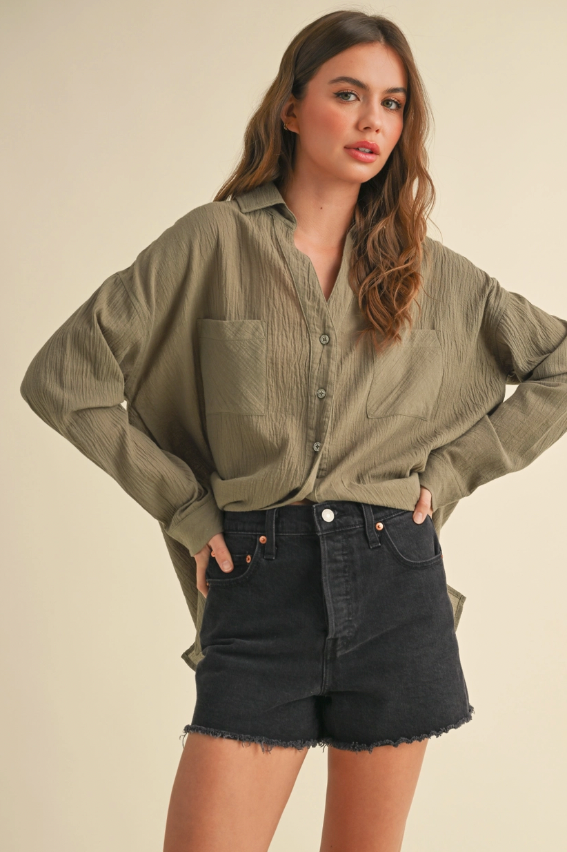 Button Down Cotton Shirt (2 Colours)
