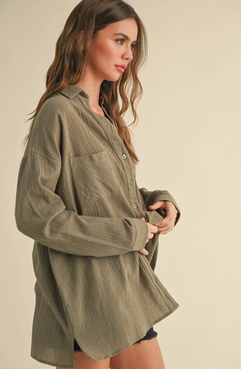 Button Down Cotton Shirt (2 Colours)