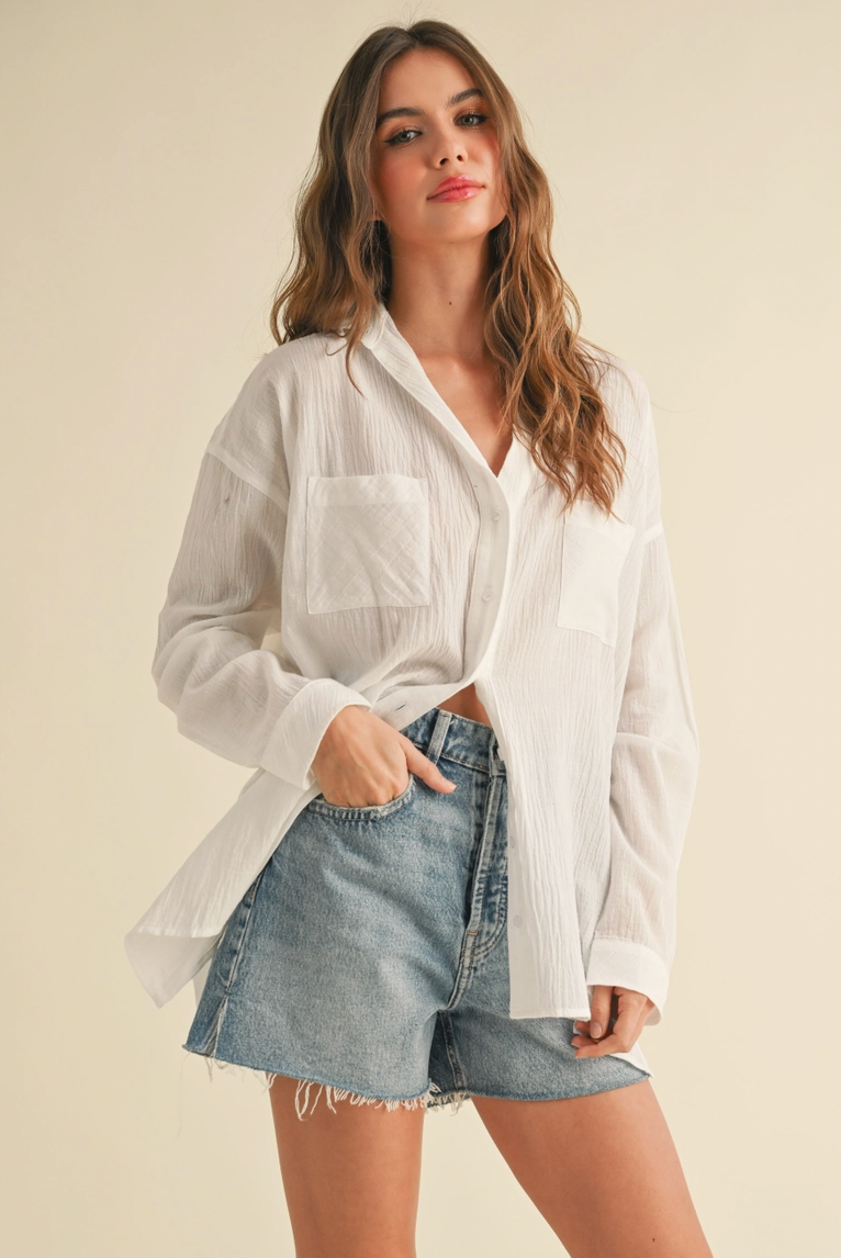Button Down Cotton Shirt (2 Colours)