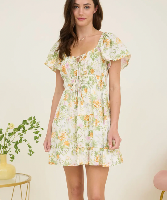 Womens floral summer dress 