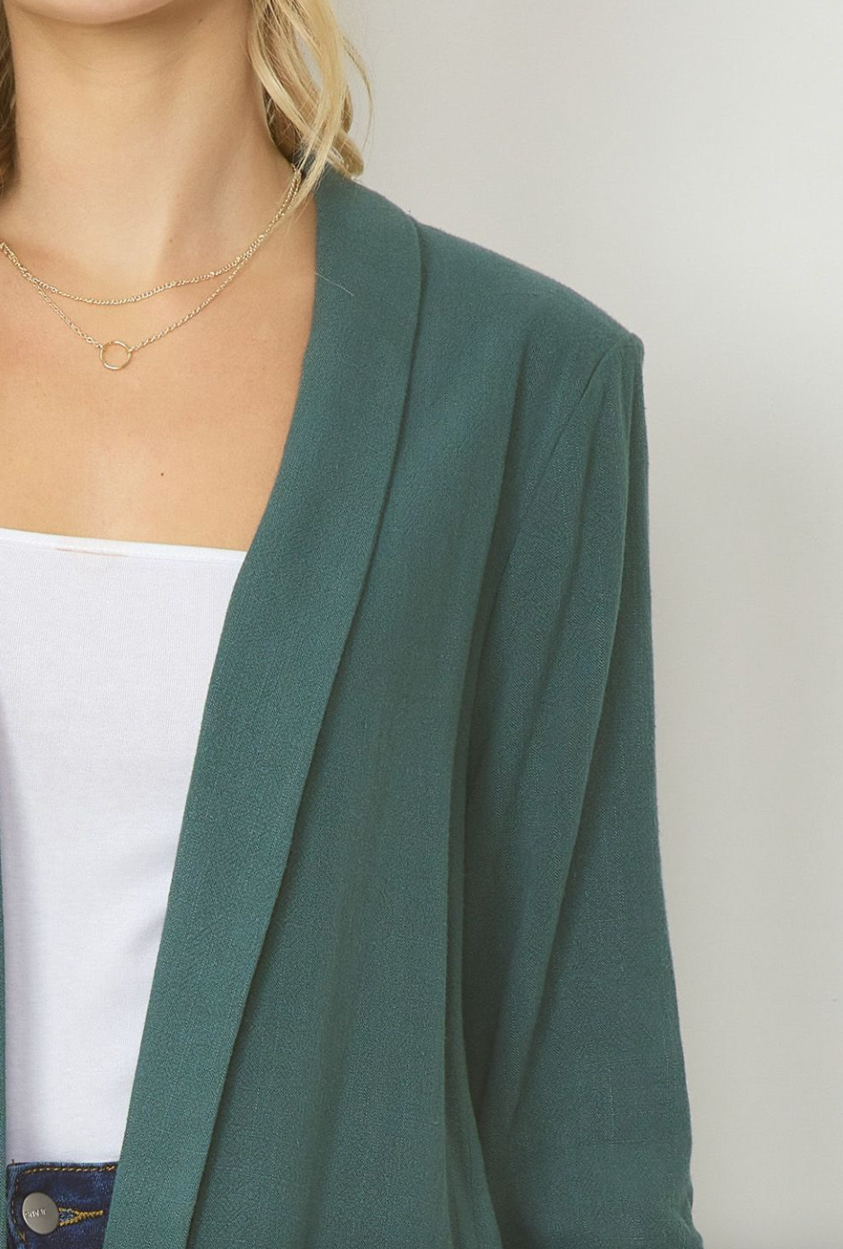 Linen Blend Blazer