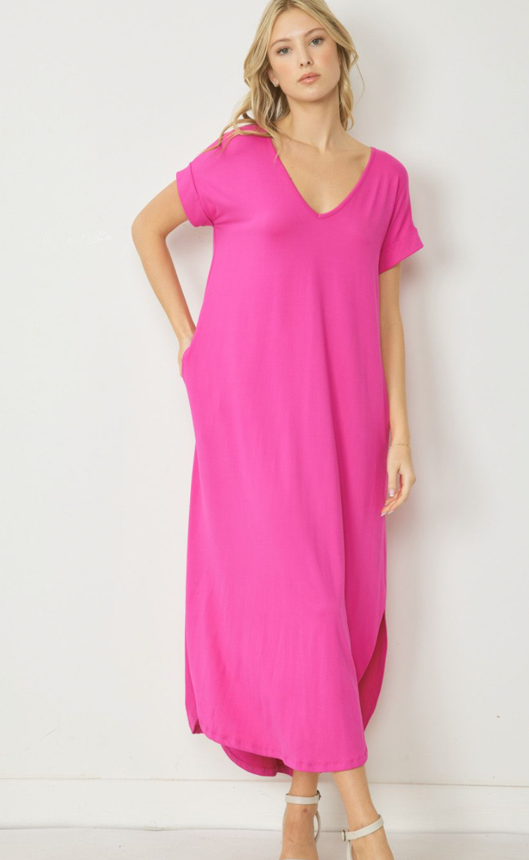 Pink Maxi Dress