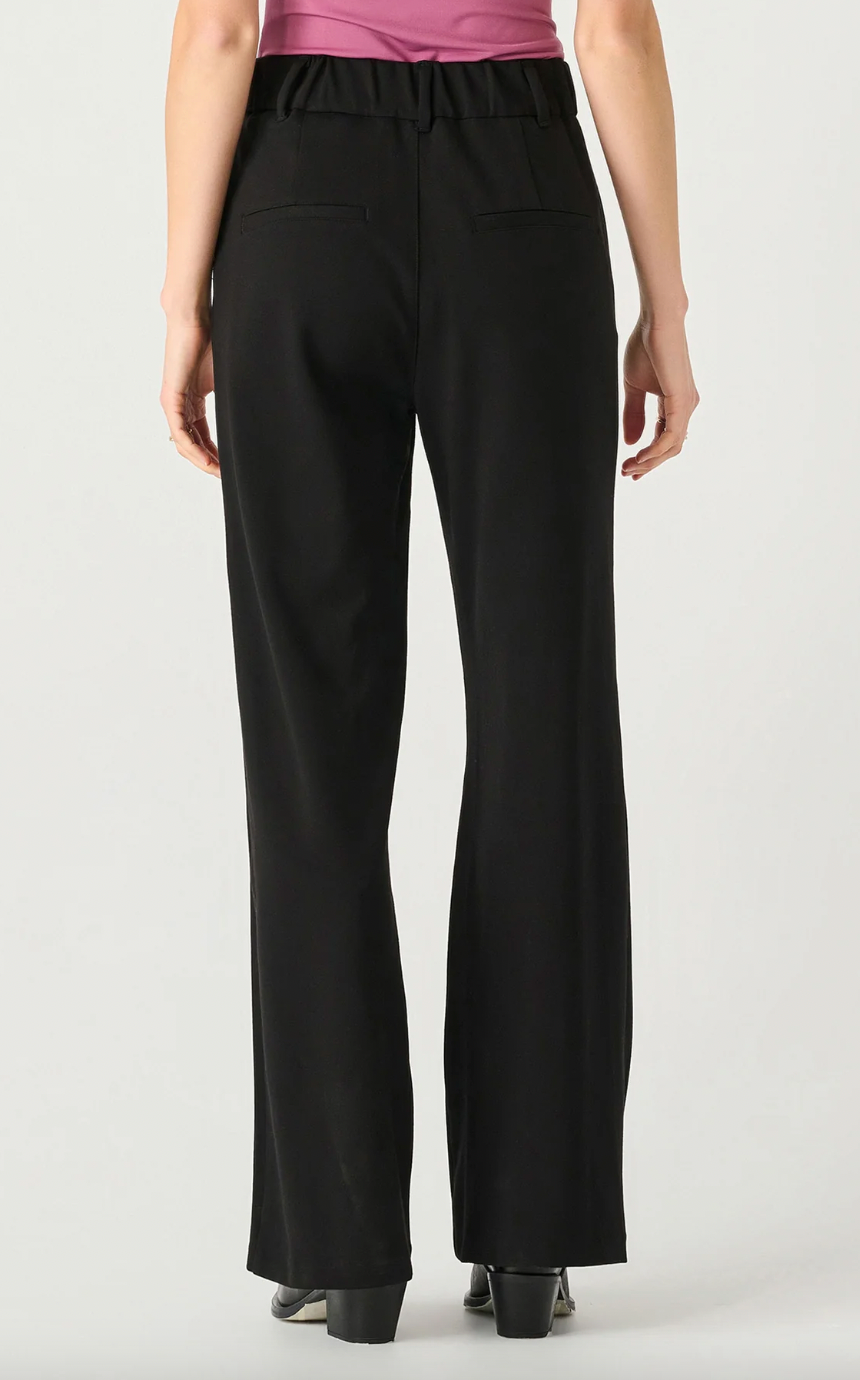 Wide Leg Ponte Knit Trouser