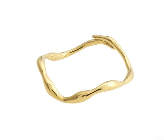 Lulu Organic Shaped Stack Ring