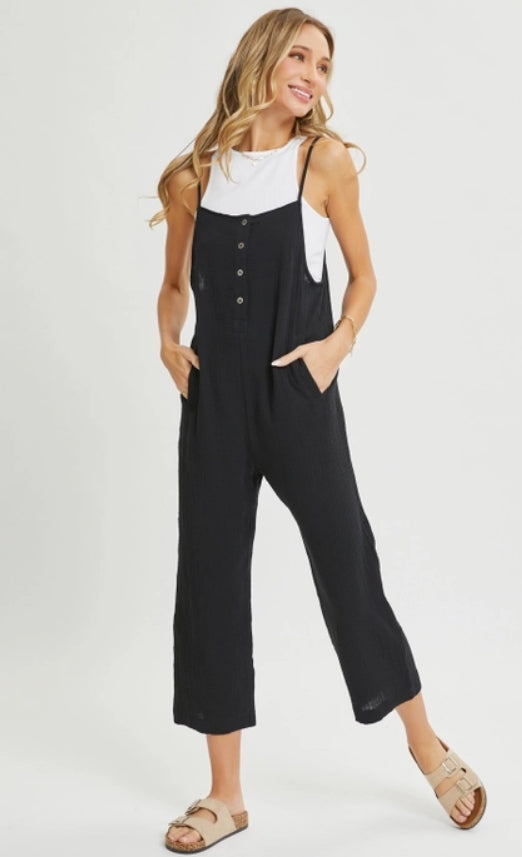 Cotton Gauze Jumpsuit