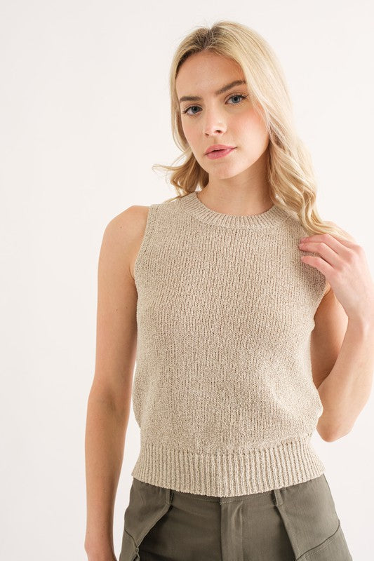 Women's textured sweater