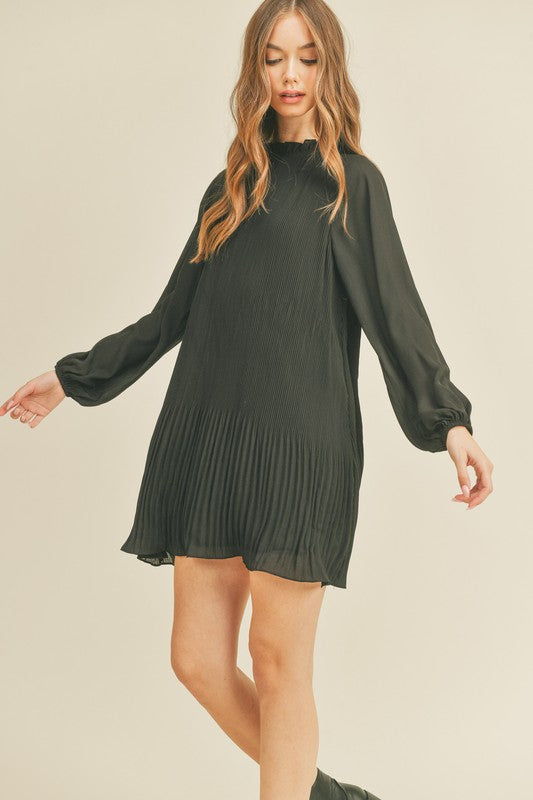 Black Pleated Mini